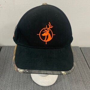 Fatal Attraction Baseball Hat Mens OSFA Black Mossy Oak Breakup Camo Deer Kati